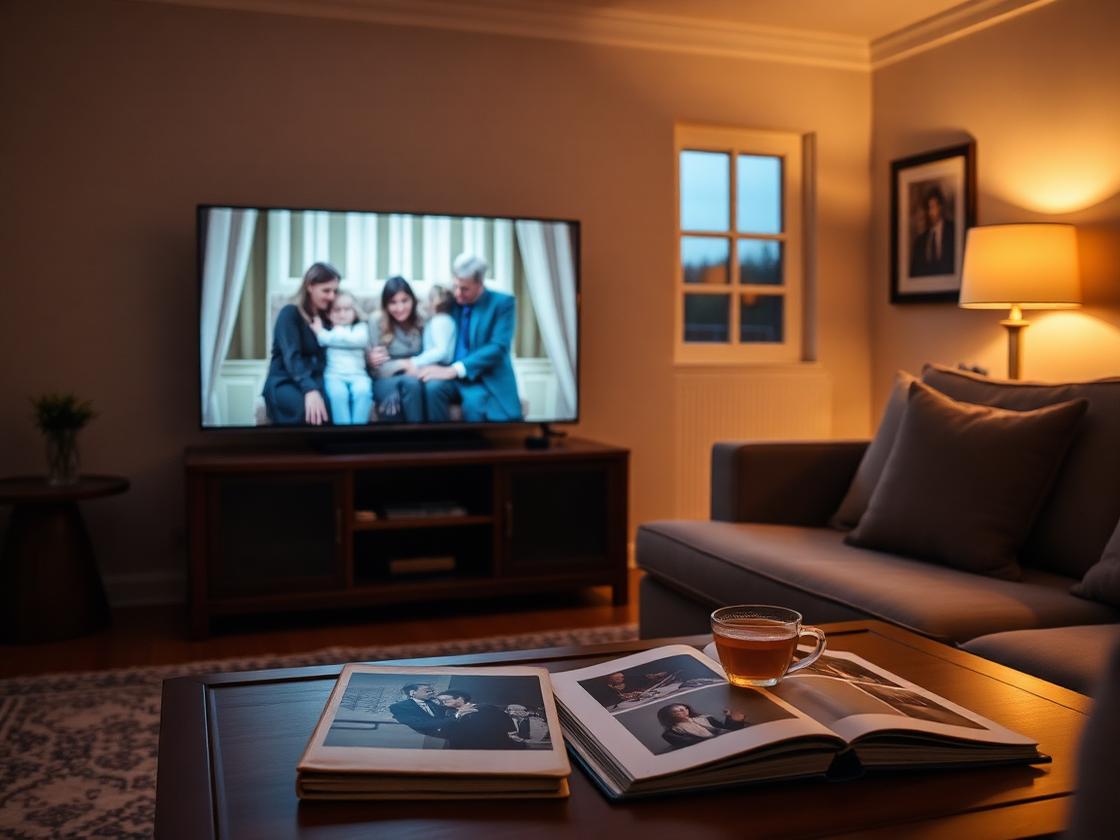 Artistic Memory Recreation — a moment from your family's history brought back as original artwork, guided from start to finish.